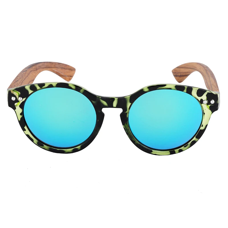 Солнцезащитные очки LONSY женские из бамбука роскошные поляризационные винтажные