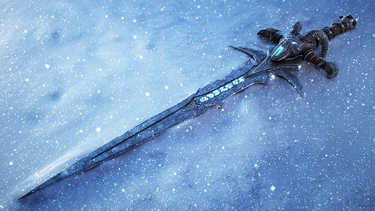 WOW Arthas Menethil sword Frostmourne сплав литье крутое Ремесло быть подарком игрушки для взрослых 30 см