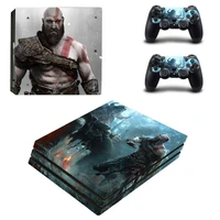 game god of war ps4 pro skin sticker decal for playstation 4 ps4 console and 2 controller skins