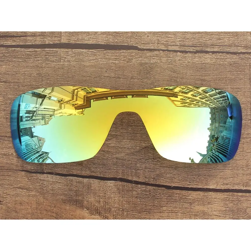 

Vonxyz 24K Mirror Polarized Replacement Lenses for-Oakley Turbine Rotor Frame