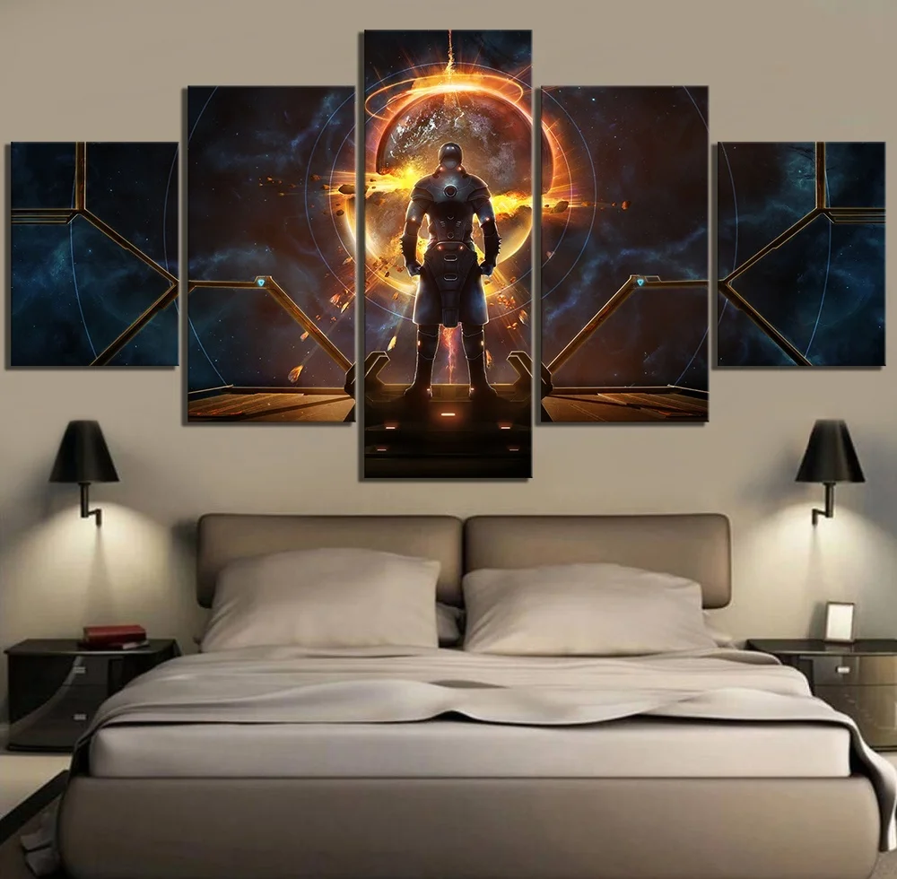 5 шт. HD Печатный игровой постер Starpoint Gemini WARLORD художественные картины на холсте для