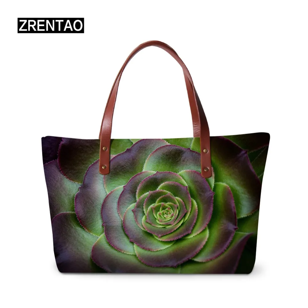 

ZRENTAO new fashion women handbags large capacity beach bags for ladies high quality female neoprene flower print hand bags