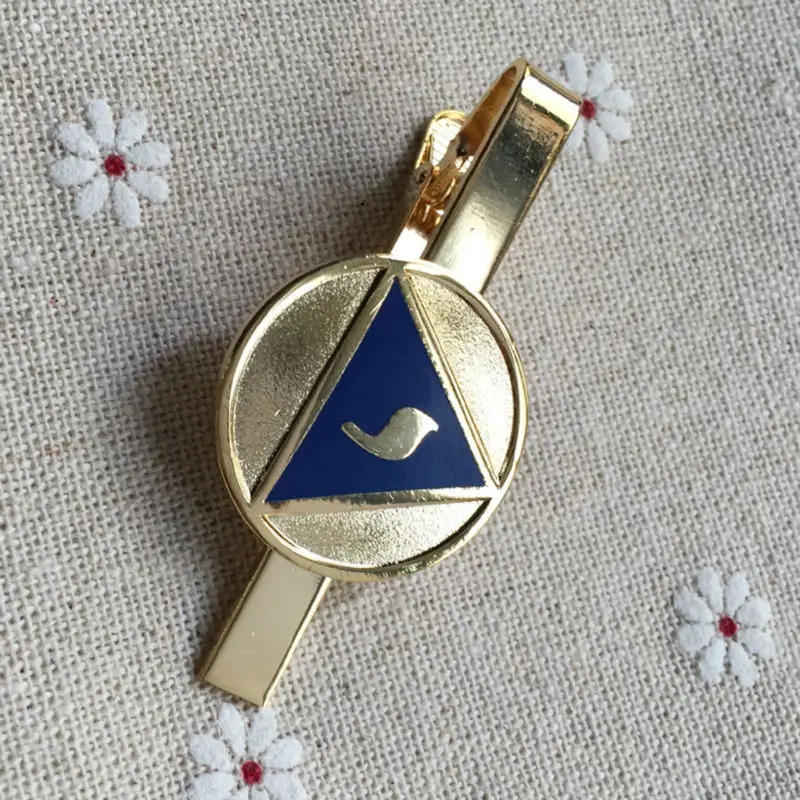 M044 YOD Lodge of Perfection 14th Degree Scottish Rite Masonic Freemason Tie Bar Clip Freemasonry masons tie clips clasp | Украшения и