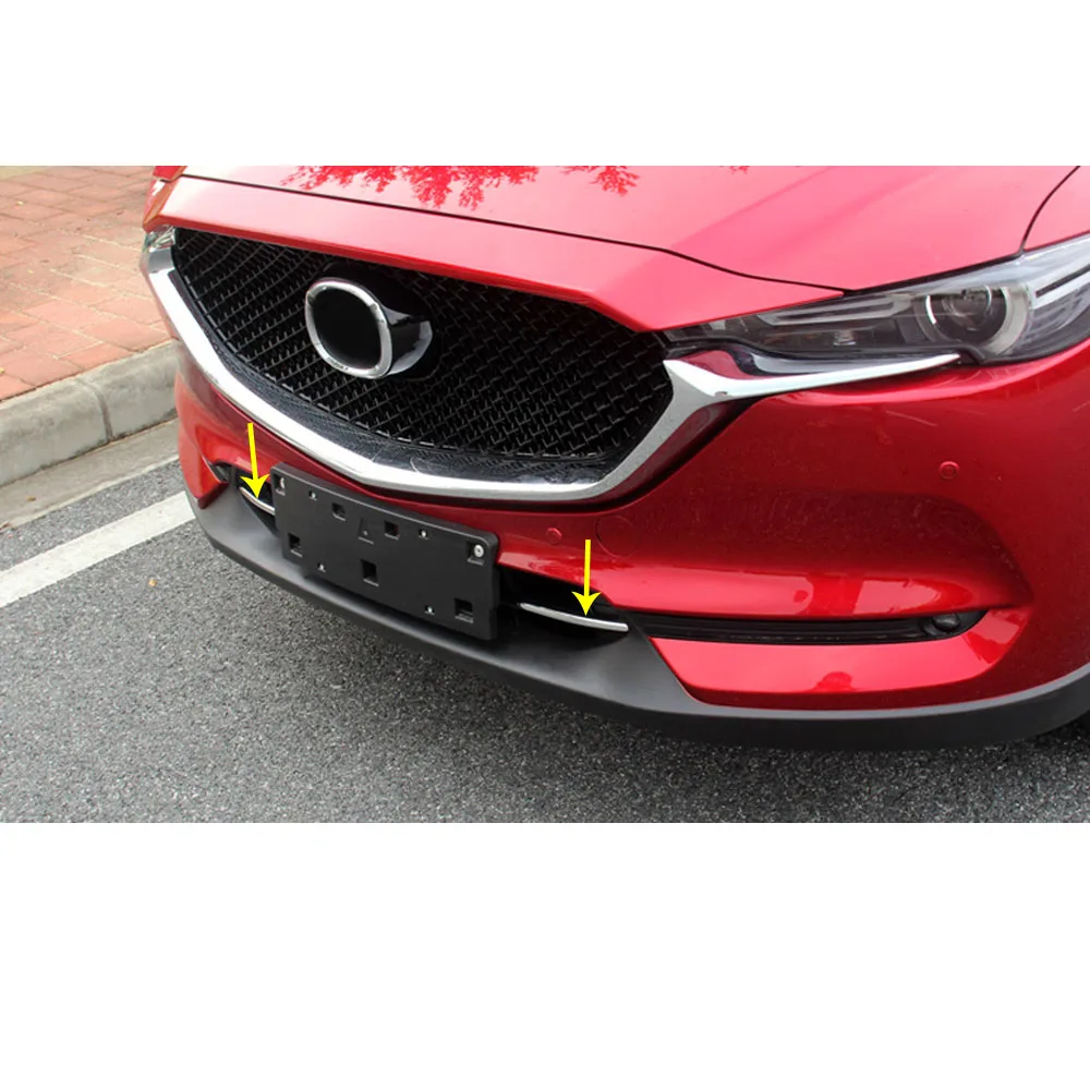 Car styling cover Body protection front racing Grid Grill Grille Around panel hoods For Mazda CX-5 CX5 2nd Gen 2017 2018 | Автомобили и