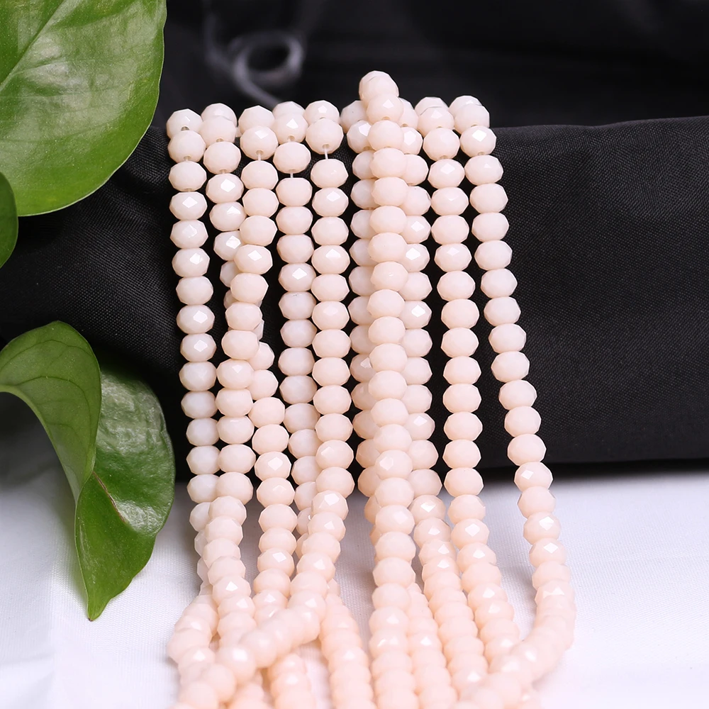 1000Pcs/Lot Wholesale Czech Rondelle Glass Faceted Beads 6mm Crystal Round Loose Spacer Chinese Beading Crafts Jewelry | Украшения и
