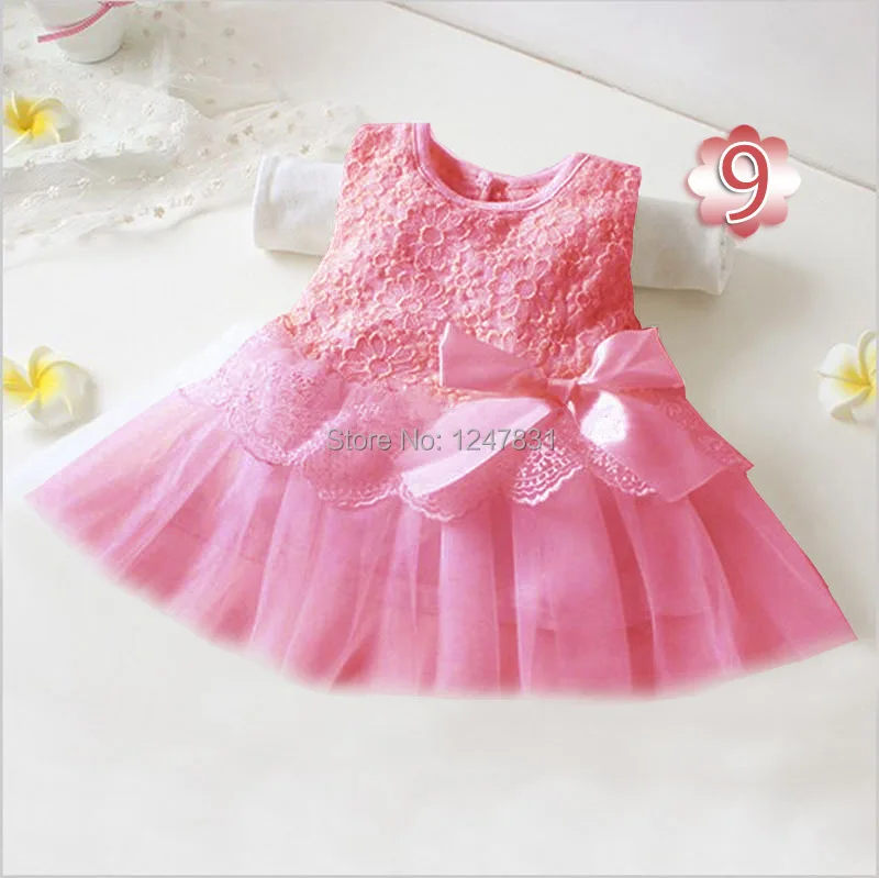 11 Colors Summer New Baby Girl Dress Gauze Sleeveless Princess Infant Dresses With Bowknot Bebe Birthday Gowns Vestidos Infantis | Мать и