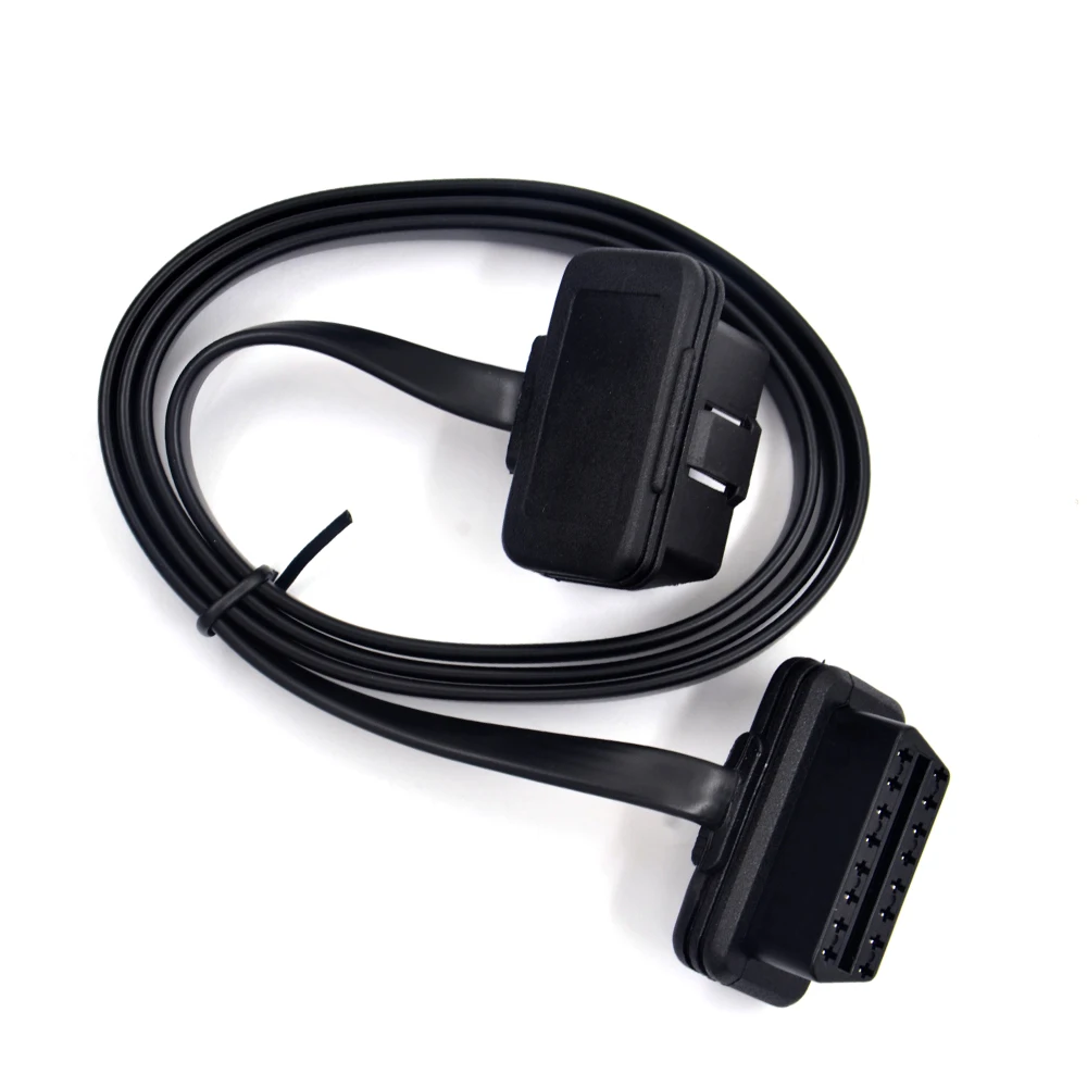 2019 OBD OBD2 16 контактный Женский удлинитель Кабель для диагностики автомобиля