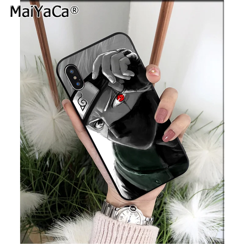 MaiYaCa Аниме Наруто Хатаке Какаши TPU мягкий высококачественный чехол для телефона