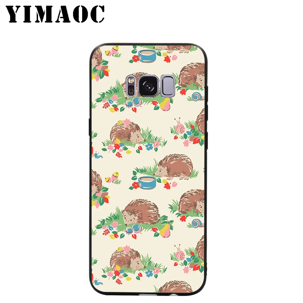 YIMAOC милый мягкий чехол-Ежик для Samsung Galaxy S10 S10e S9 S8 A6 Plus S7 S6 Edge A7 A5 A3 J6 Note 9 8 |
