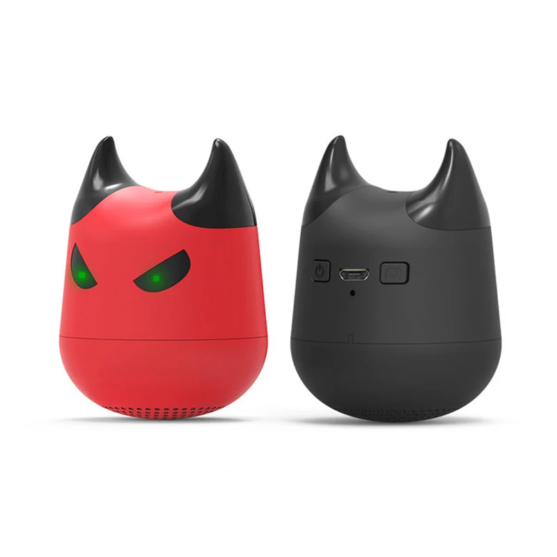 Новый супер мини милый Bluetooth динамик Маленький Дьявол Форма беспроводные колонки