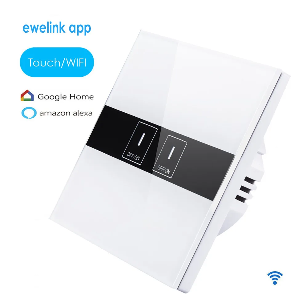 Настенный сенсорный переключатель eWelink для умного дома европейского стандарта 2