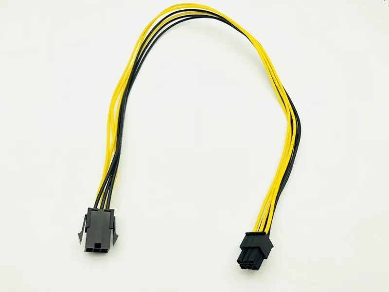 10 шт. PCI E PCIE Express 6P штекер на 6 контактов графическая видеокарта DIY Кабель питания BTC