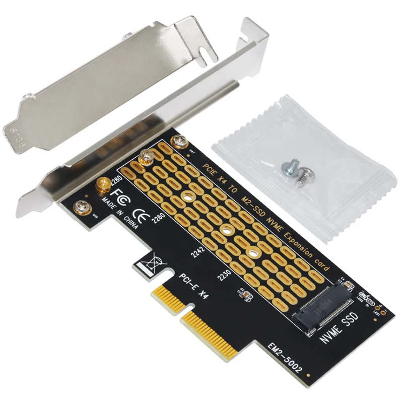 6PCS PCIE to M2 Adapter Riser Card PCI Express M.2 NVME SSD M Key Computer Expansion Cards | Компьютеры и офис