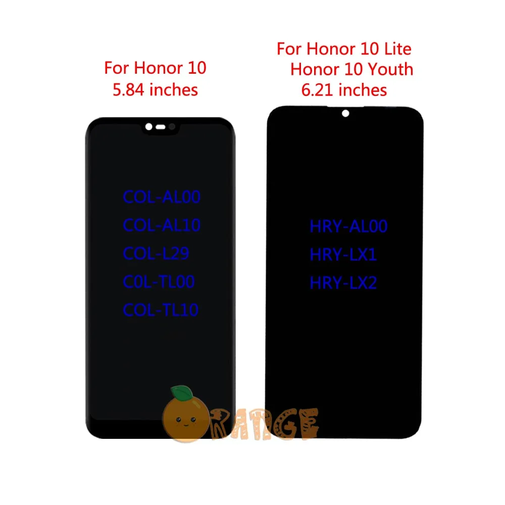 Новый ЖК дигитайзер Датчик монитор для huawei Honor 10 Lite HRY LX1 LX2/Honor COL L29 сборка Дисплей