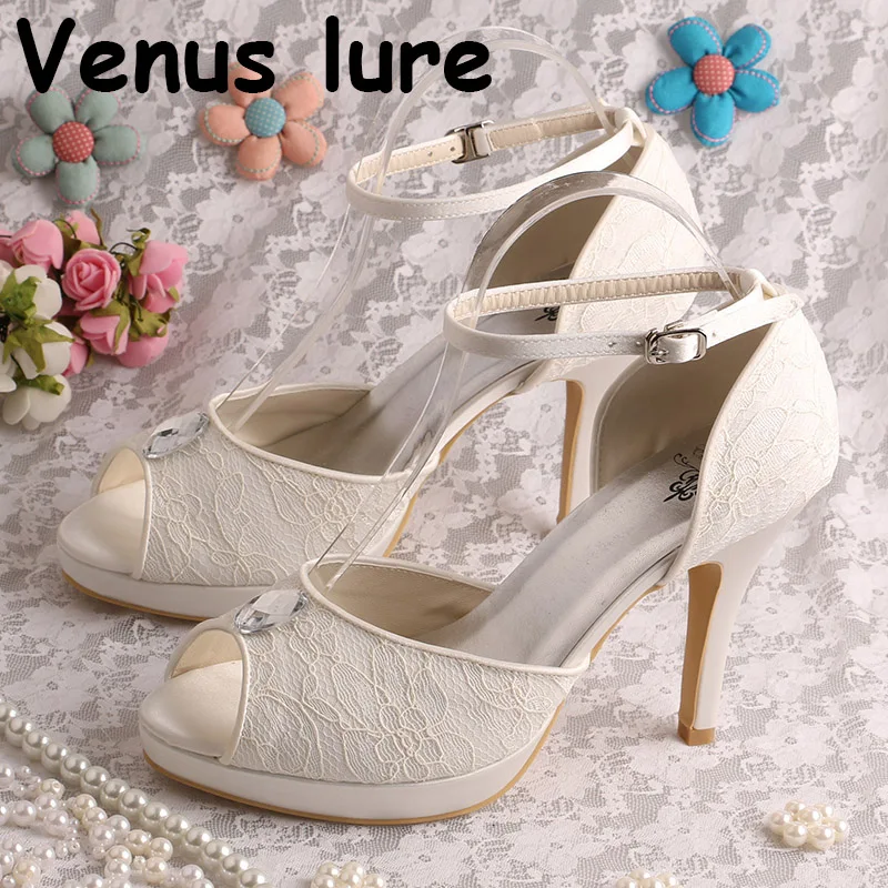 

Autumn Ladies Shoes Sandals Open Toe Platform High Heel Wedding Shoes