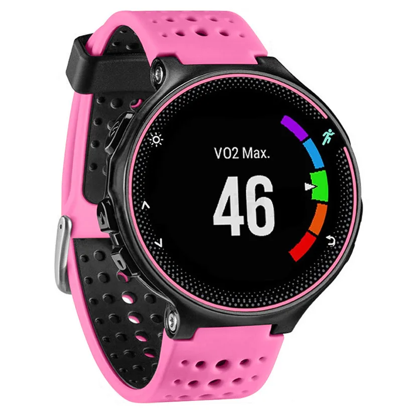 Мягкий силиконовый спортивный ремешок для смарт-часов сменный Garmin Forerunner 235 80619 |