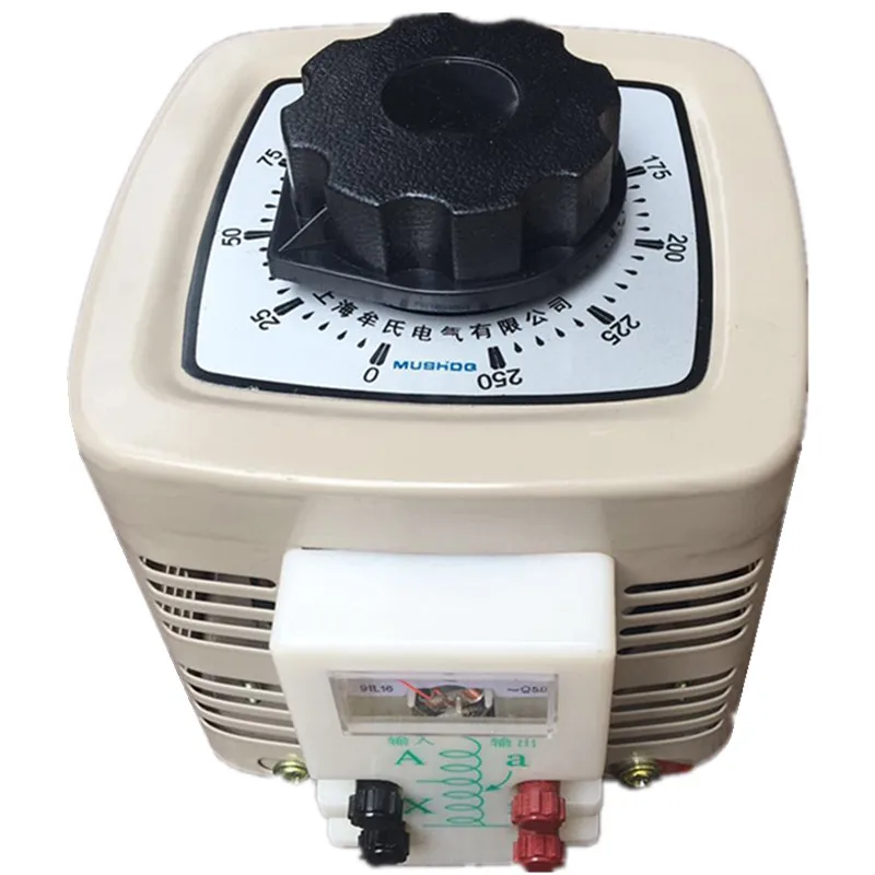 Напряжение регулятор 500W Полный Медный TDGC2-0.5KVA однофазный 220V выход 0-300V