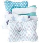 Подушка Muslinlife подушка для защиты головы для новорожденных детей, хлопковая детская подушка с животным принтом, позиционер для сна, Прямая поставка