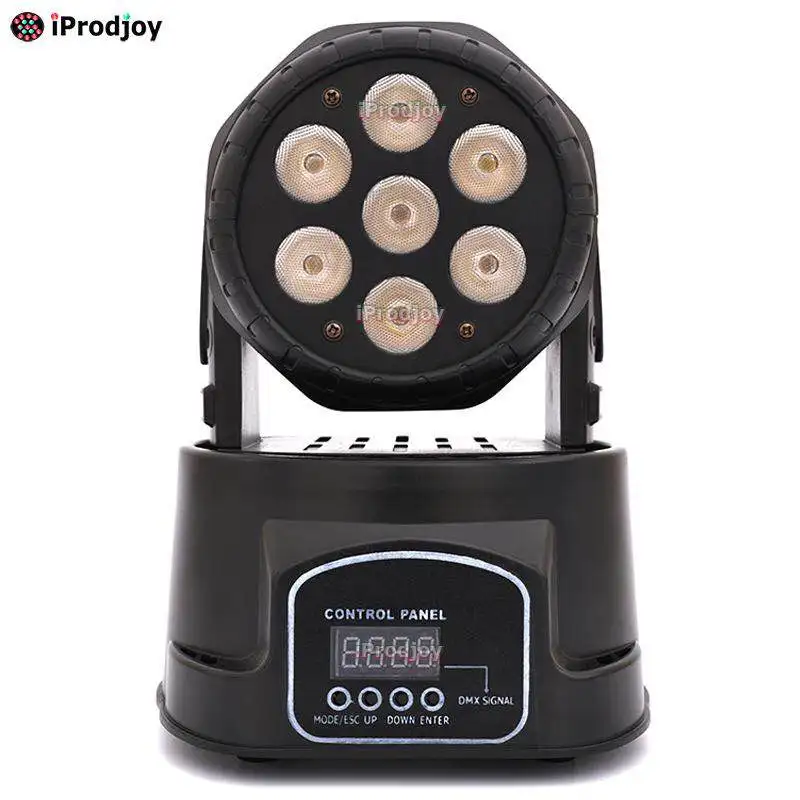 7X12W Moving Head Wash Led мини музыкальный звук свет для сцены Рождественская вечеринка
