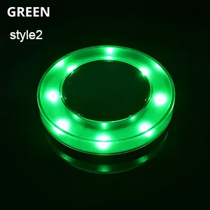 Upgrade green Обновленный Солнечный подземный светильник 8 Светодиодный светильник на солнечной батарее, светильник для заземления, светильник для сада, декор для улицы - Испускаемый цвет: Upgrade green