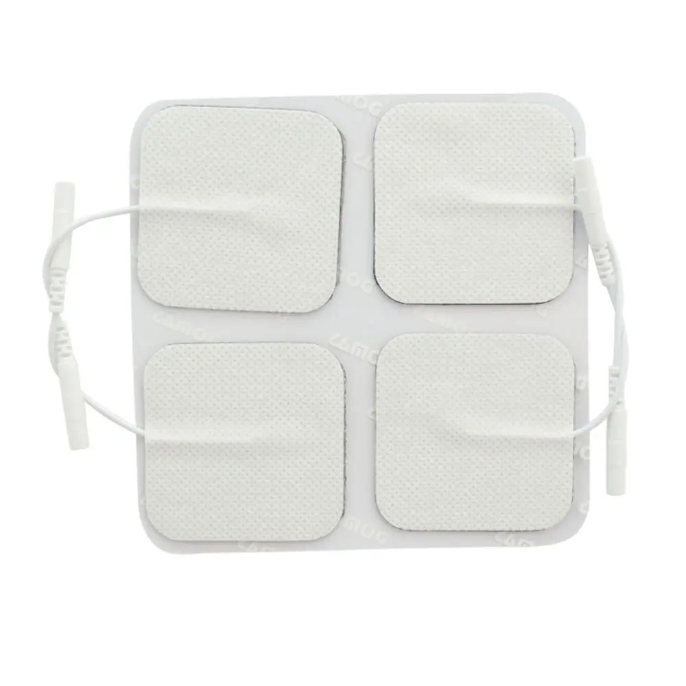 DOMAS Square Reusable Tens Unit Electrode Pads 2''x2'' Inch Pack of 40 |
