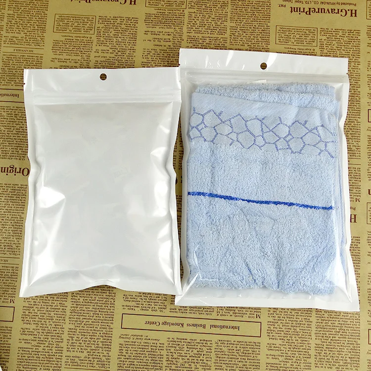 100 шт/партия 26*34 см белая полупрозрачная БОПП жемчужная пленка ziplock сумка