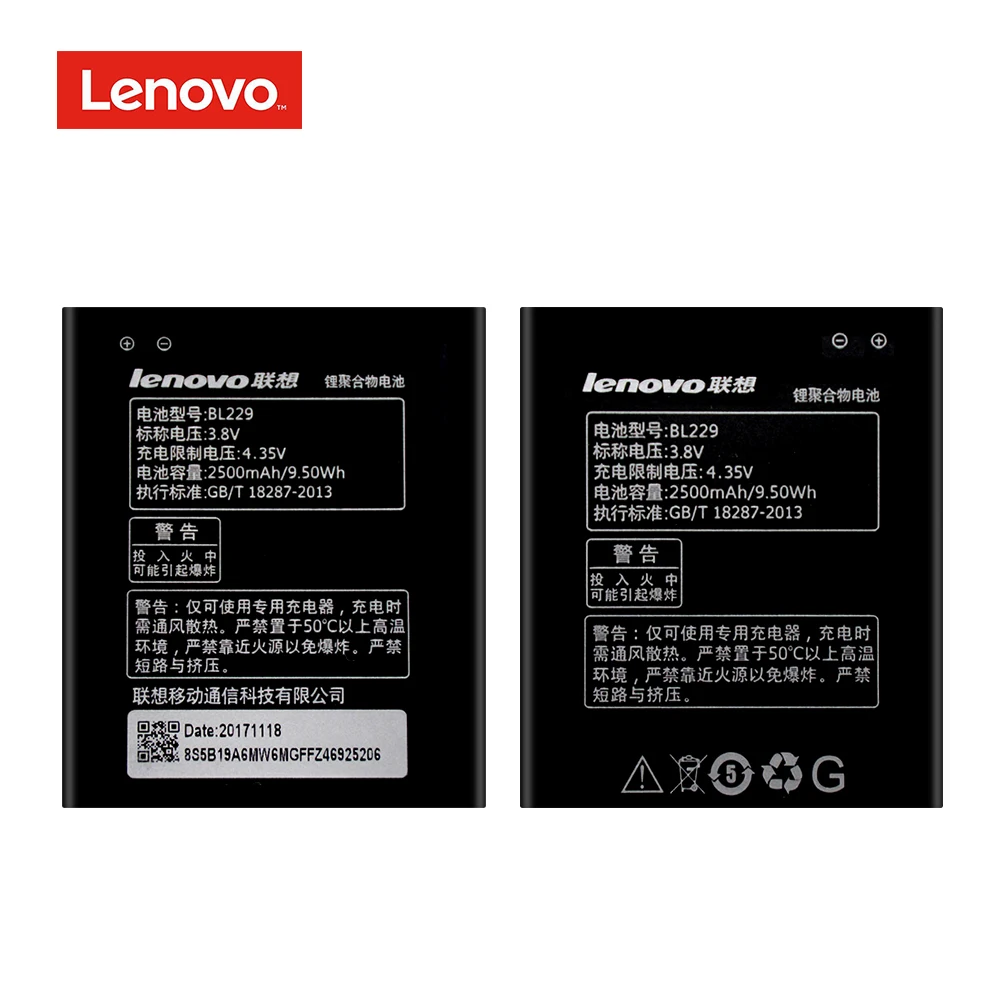 BL229 Original Li-ion Replacement Battery For Lenovo A8 A 8 A806 A808T 2500mAh Mobile Cell Phone High Quality Batteria Akku | Мобильные