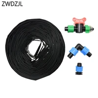 16mm drip tape irrigation with emitter inside flat streamline hose sprinklers 150mm dripper space 0 2mm wall thickness 1 set