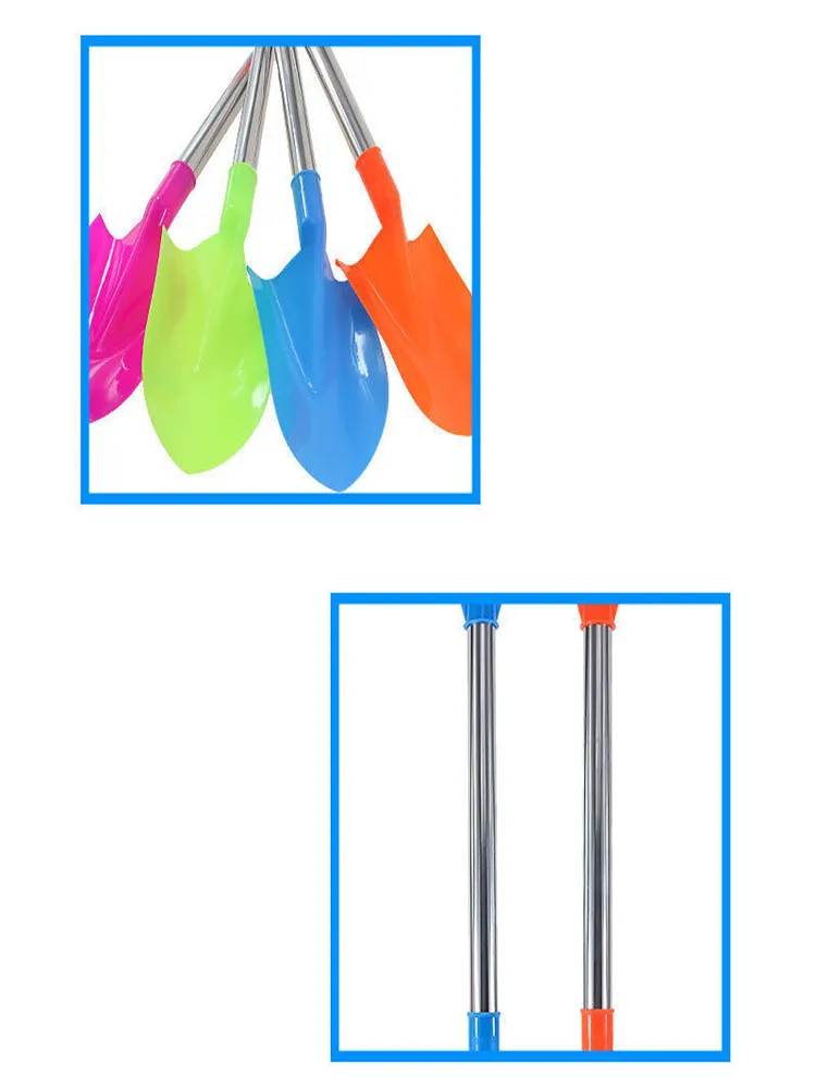 Новый популярный пляжный большой нержавеющий стальной лопатка детские игрушки повседневная мода.