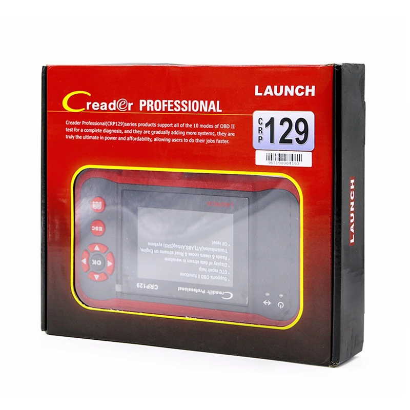 Автомобильный сканер для считывания кода launch X431 Creader CRP129 OBDII/EOBD код ридер