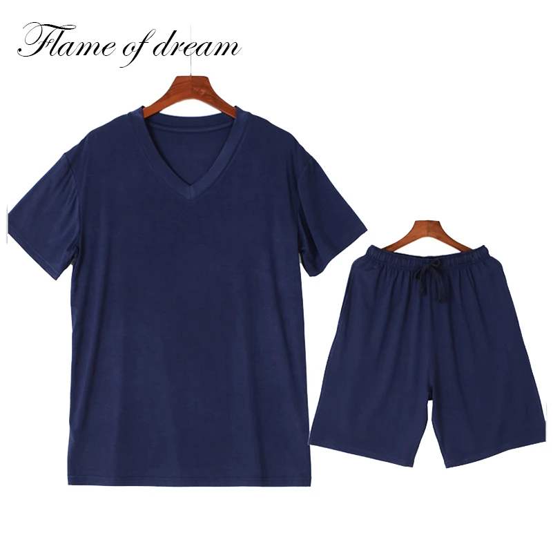 Pajamas for me men's pajam Modal Pajamas modal nightwear  men sleepwear pajama set  mens pyjama sets short sleeve