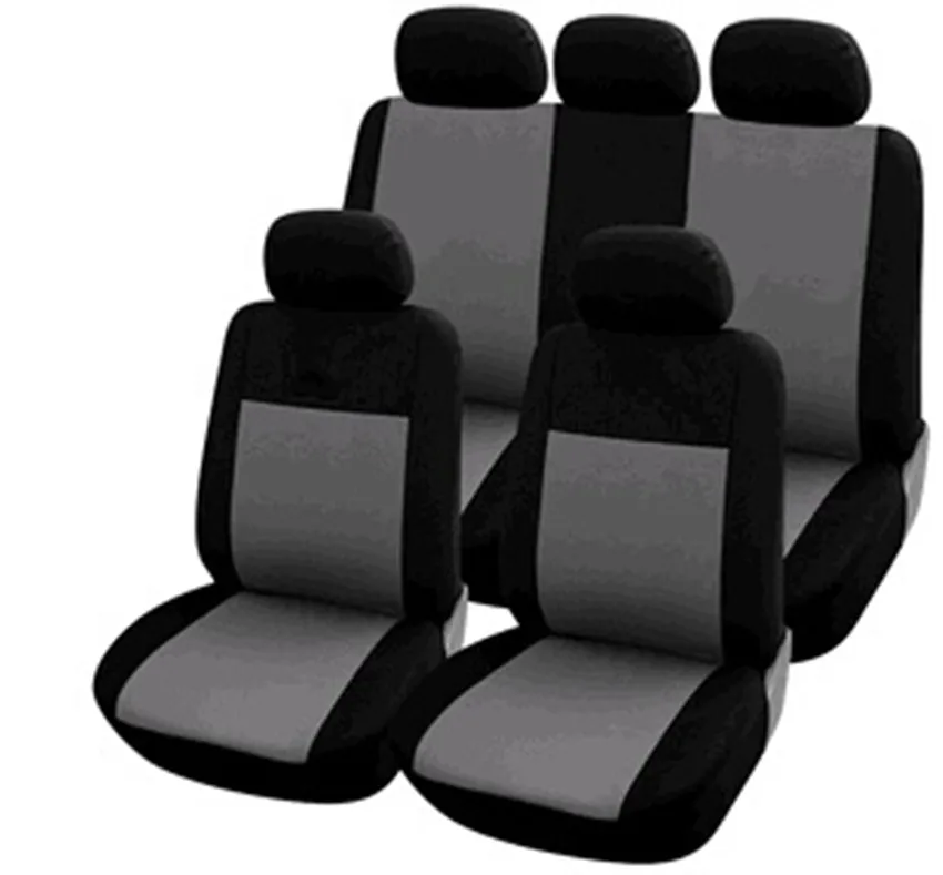 

High Quality Car Seat Covers Universal Fit Polyester 3MM Composite Sponge Car Styling Lada Car Cases Seat Cover Accessories New