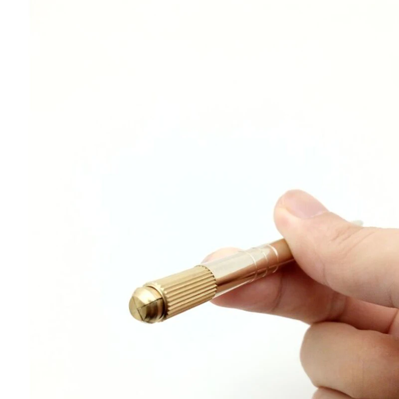 

Manual tattoo pen Golden Colors Aluminum alloy tattoo pen machine permanent makeup pen eyebrow tattoo microblading pen