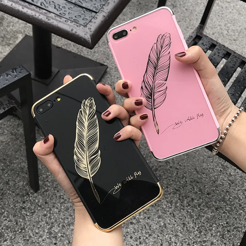 Милое маленькое сердце любви Простой Чехол матовый для iPhone 7 8 Plus X 6 6s письмо ПК