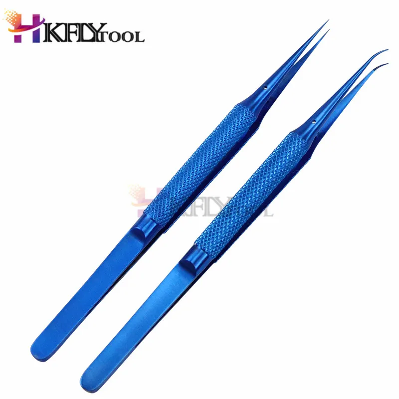 Микроскопические инструменты микроножницы из титанового сплава зубчатые