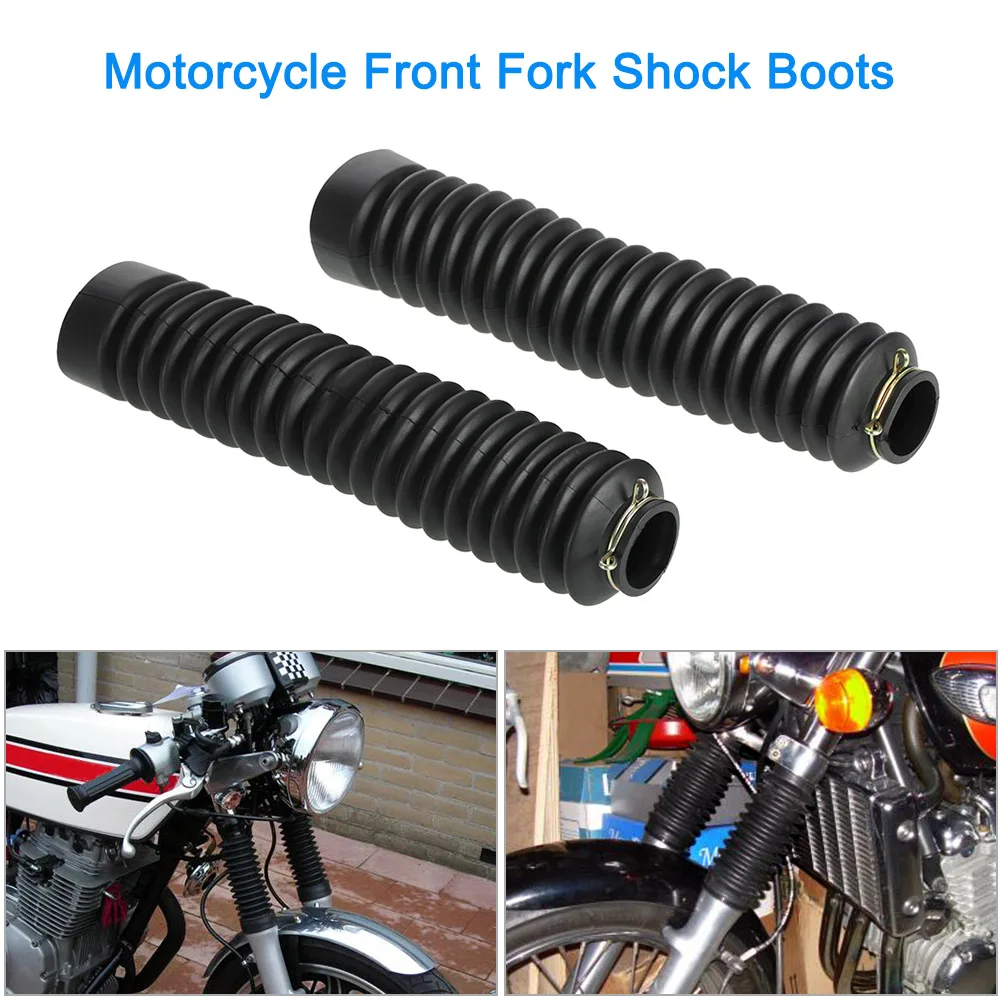 

Pair of 30*45mm Motorcycle Front Fork Boots Shock Boots