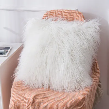 2019 супер мягкие плюшевые наволочки наволочка из монгольской овечьей шерсти для