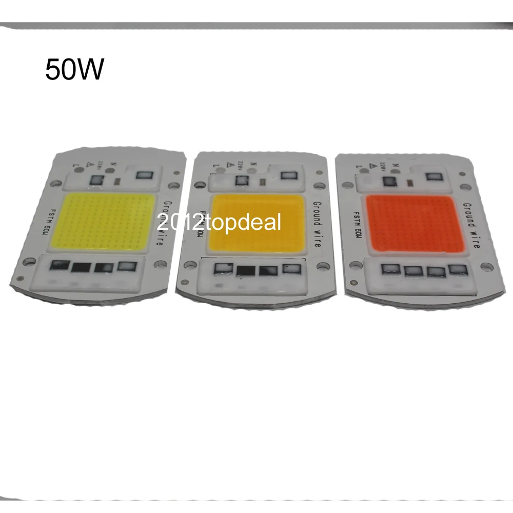 SMD COB Точечный светильник AC 220V чип для светодиодной лампы Beans Smart IC 20W 30W 50W