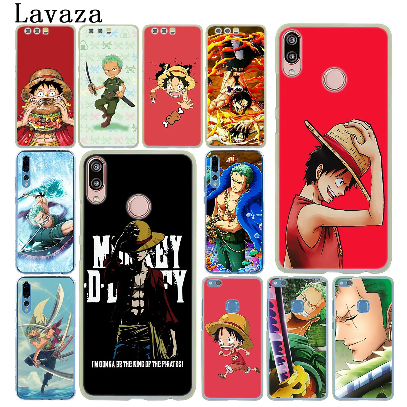 Lavaza милый цельный Luffy жесткий чехол для Huawei Y9 Y7 Prime 2018 2019 Honor 20 8A 8X 8 9 9X 10 Lite 7C 7X 7A