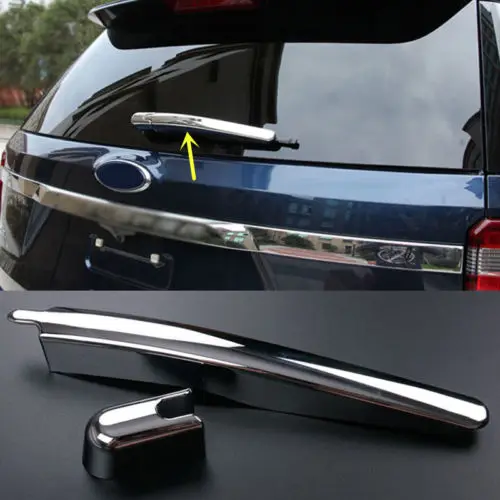 

2pcs ABS Rear Window Rain Wiper Decorated Trim For Ford Explorer 2016