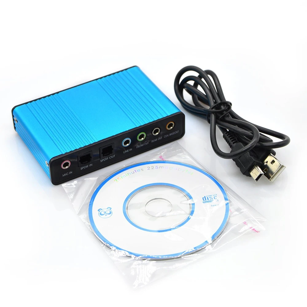 USB 2 0 канал 5 1 оптическая S/PDIF Toslink аудио Звуковая карта внешний адаптер конвертер