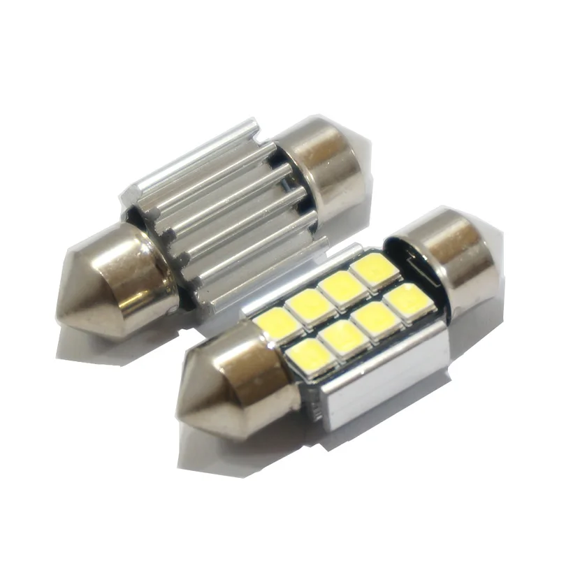 20 X LED 36 мм белый CANbus C5W лампы 2835SMD интерьерные светильники номерного знака для BMW E39