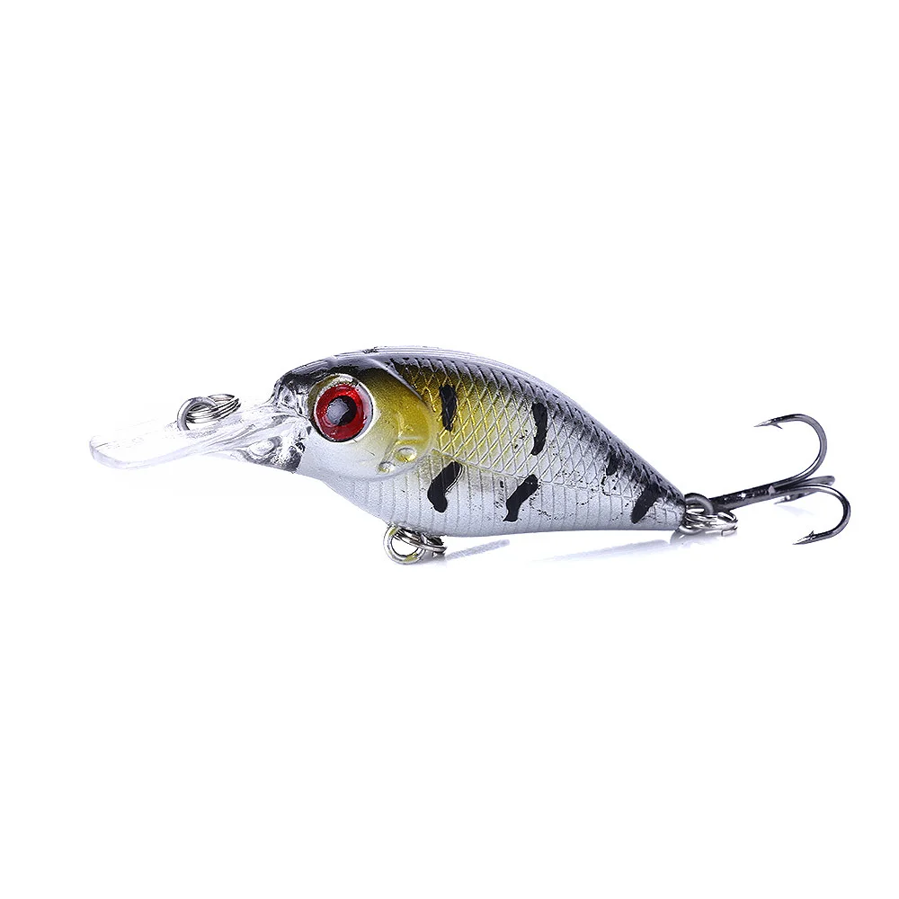 HENGJIA 1PC Hard Bait Swimbait Artificial Pesca 5CM-4.4G Wobblers Fishing Tackle Plastic pike trolling bait | Спорт и развлечения