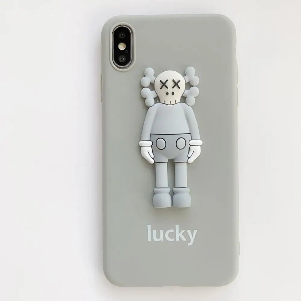 3D мультфильм Мягкие силиконовые чехлы для Iphone 6 7 8 Plus X XS MAX XR чехол Капа |