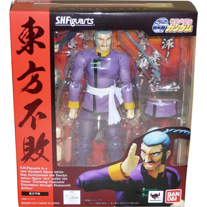 PrettyAngel подлинный Bandai S.H.Figuarts G Gundam Master Asia Action Figure|action figure|figures action figuregundam figure |