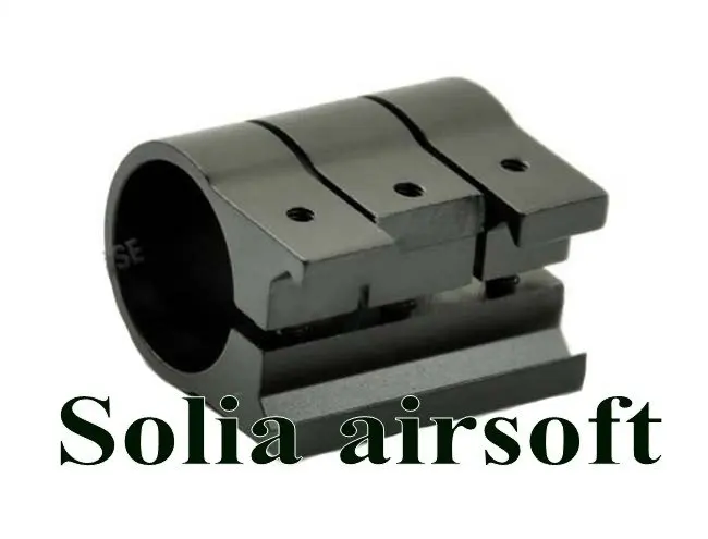 

25mm Ring Flashlight Red Dot Sight Laser Scope Mount for 20mm Weaver Rail Base
