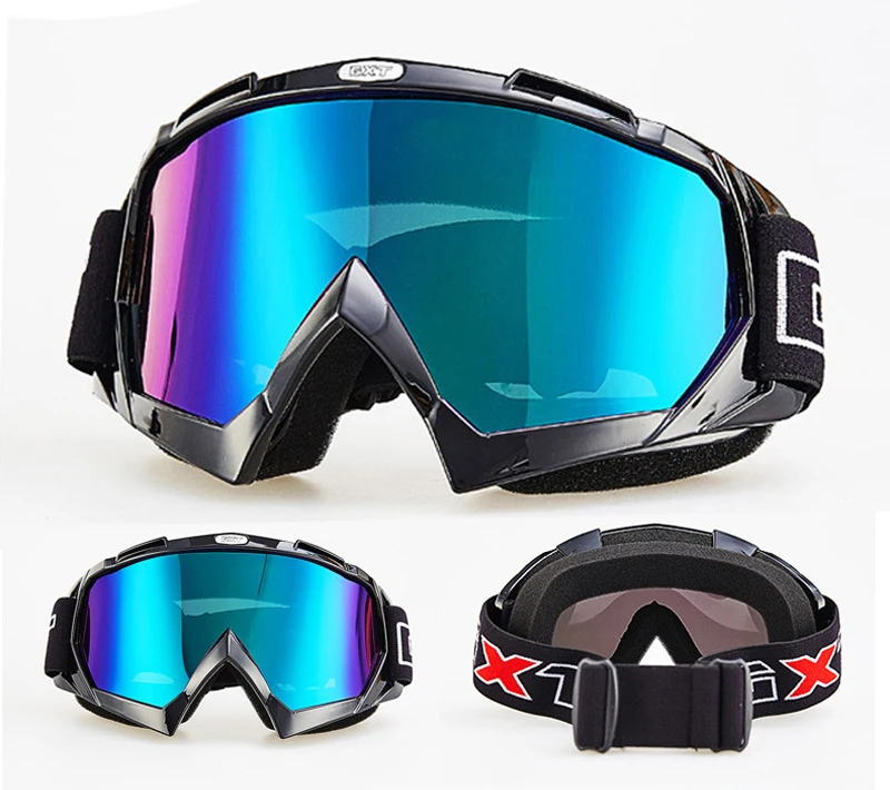 GXT мульти линзы Снегоход Лыжные очки солнцезащитные очки UV 400 Сноуборд Лыжный очки Ветрозащитная маска для мотокросса шлем бездорожье близорукость