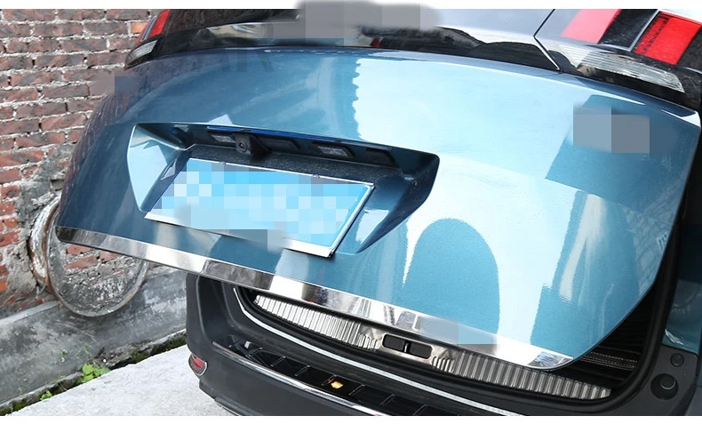 Задняя защитная накладка для багажника из нержавеющей стали на задний бампер