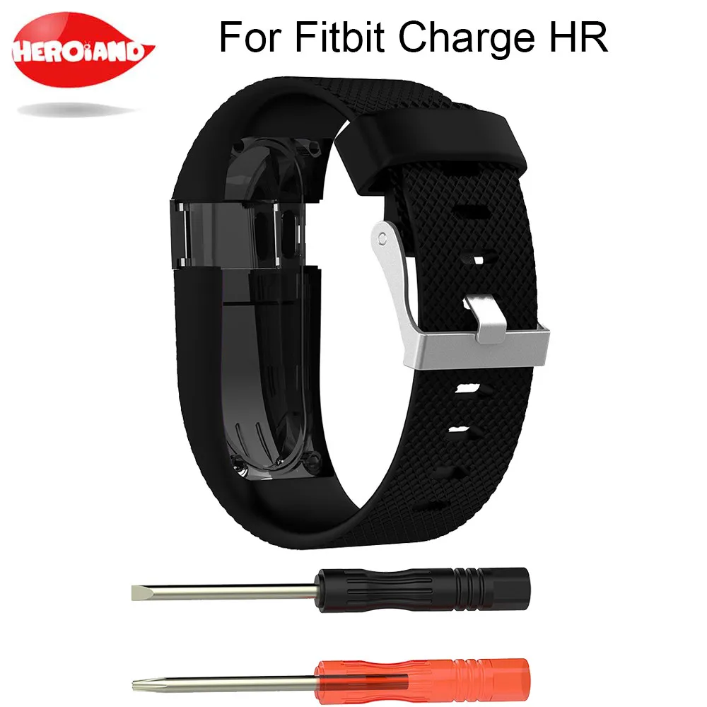 

Для Fitbit заряд HR сменный ремешок для часов Силиконовый ремешок для наручных часов Fitbit заряд HR фитнес-трекер с металлической пряжкой; Ремешок на запястье