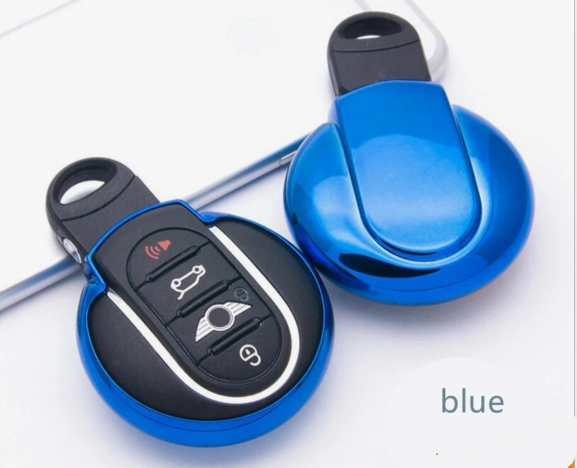 Мягкий чехол для автомобильного ключа из ТПУ бумажник BMW MINI Cooper One Fun F54 F55 F56 R56 R57 R58